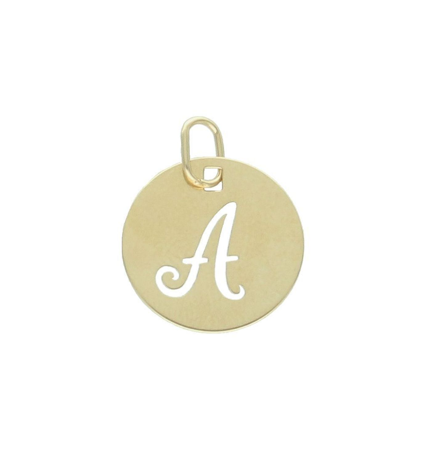 Złota zawieszka 585 literka ZA 2128A. Modna złota zawieszka wykonana z najwyższej próby złota 585. Zawieszka w kształcie litery A. Idealny pomysł na prezent.  Literka A. Zawieszka A..jpg